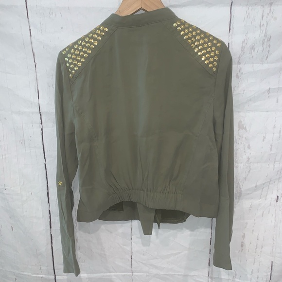 Jones New York gold embellished moto jacket - Picture 6 of 10